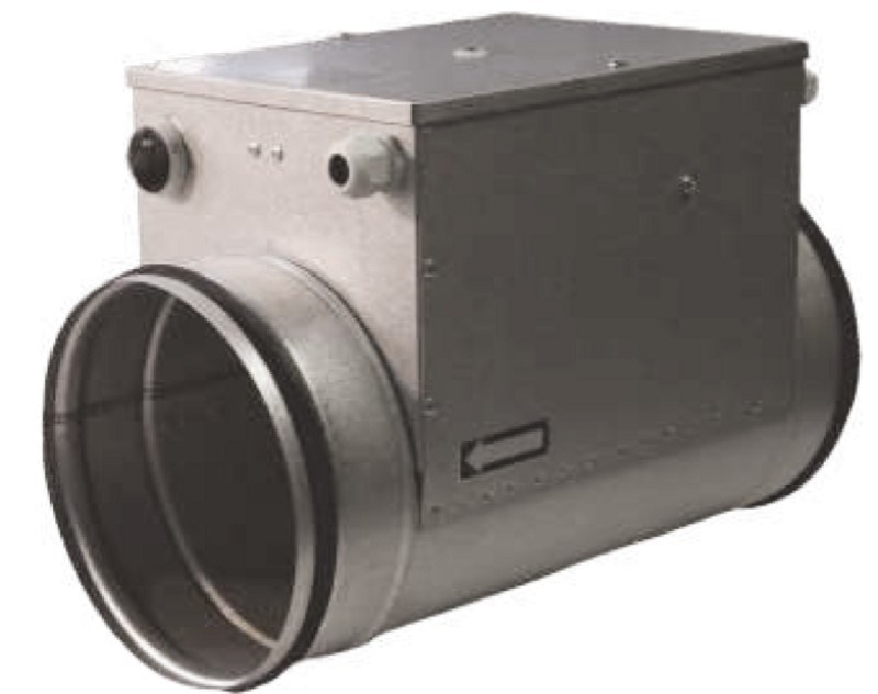 Круглый канальный электрический нагреватель Komfovent ARDHE-250-9 (-30..0)/(0...+30)