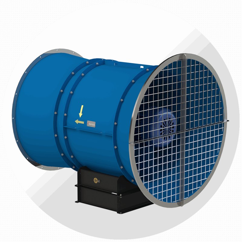 Установка вентиляторная приточная УВОП №11,2, Ø1120 мм