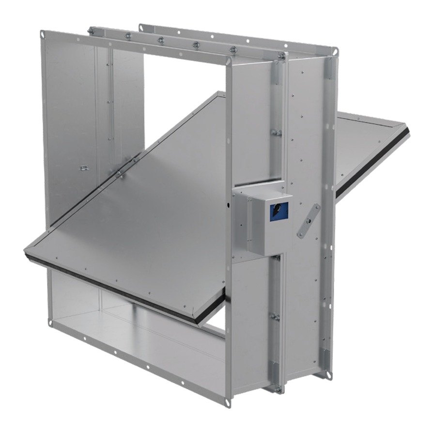 Клапан противопожарный ОЗ-90 800×800 Клапан противопожарный ОЗ-90 800×800