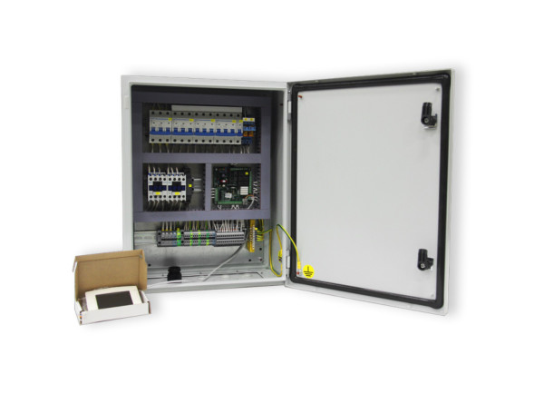 Щит управления с выносным пультом DMXGT/11кВт/V/Fi/HW/CW/CF/HE.2х26кВт/M-IP65