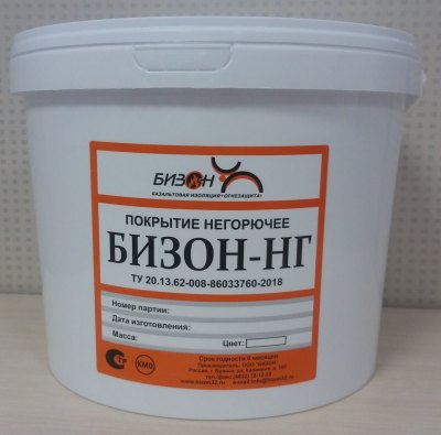 Покрытие негорючее БИЗОН-НГ