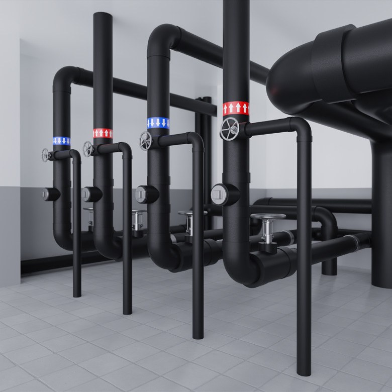 Трубка теплоизоляционная РУ-ФЛЕКС СТ 9×80 мм, 2 м