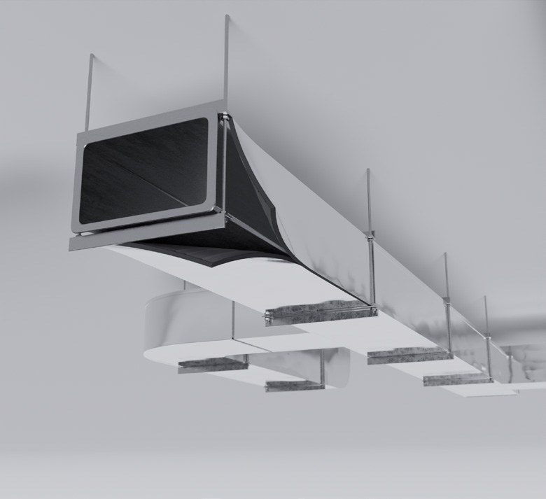 Рулон теплоизоляционный РУ-ФЛЕКС ВЕНТ-СК МЕТАЛЛ 6×1000 мм, 30 м