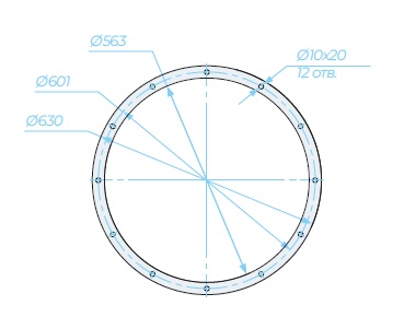 Аэродинамические характеристики, габаритно-присоединительные размеры — Вентилятор крышный SVOV 21-12-5,6
